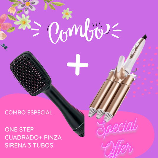 COMBO ONE STEP CUADRAO + PINZA SIRENA